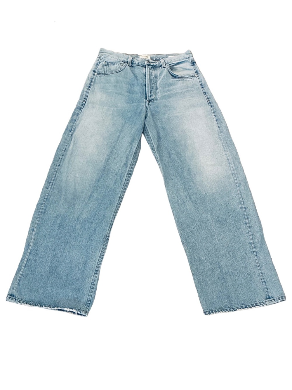 Citizens Of Humanity Ayla Light Blue Wide Leg Jeans Size 27